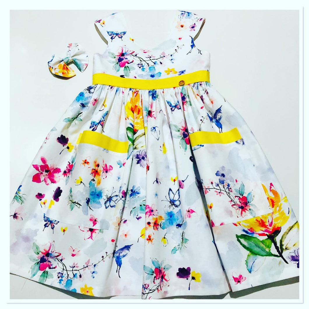 Marigold Dress ( Floral )